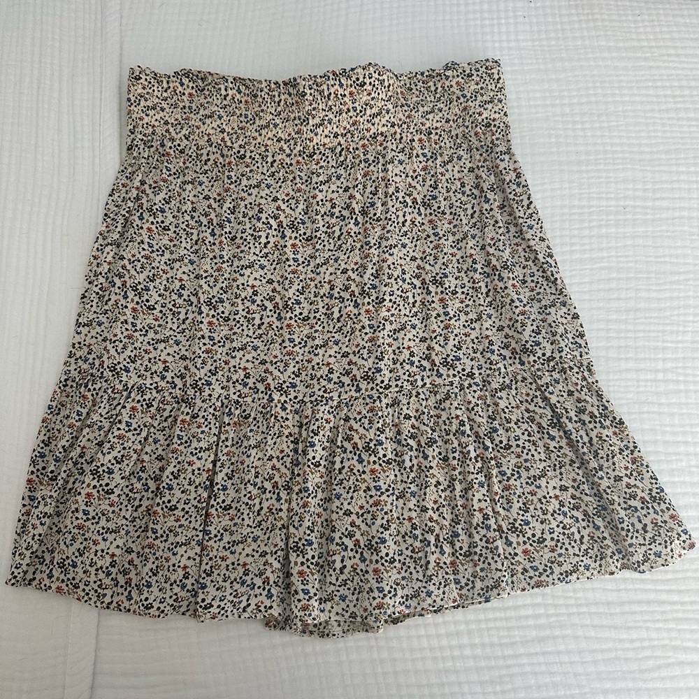 Madewell Multicolor Floral Mini Skirt